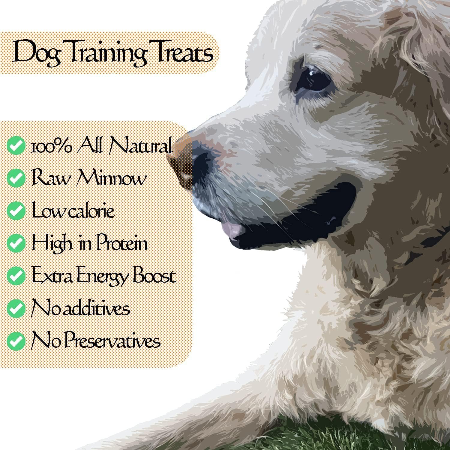 Amzey Minnows - 7 oz Freeze Dried - 100% Natural Premium Cat Treats - Minnows Treats - Freeze Dried Minnows for Cats & Dogs - Bulk Package Minnows (1.6 "to 2.8" Length Each) - Image 4