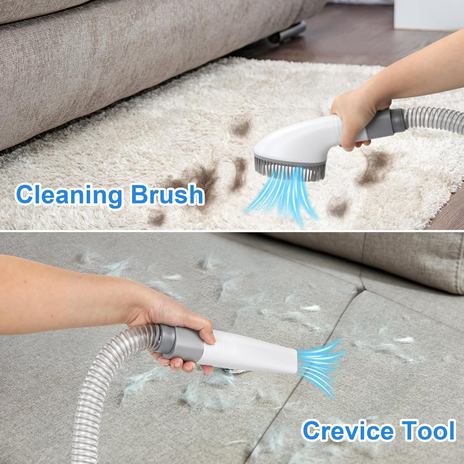 Dog Grooming Kit: 16000Pa Powerful Dog Grooming Vacuum, 99% Pet Hair Suction, Pet Grooming Vacuum with 4 Grooming Tools & 3 Suction Levels, Large Dust Cup & Low Noise Clippers for Dogs & Cats - Image 6