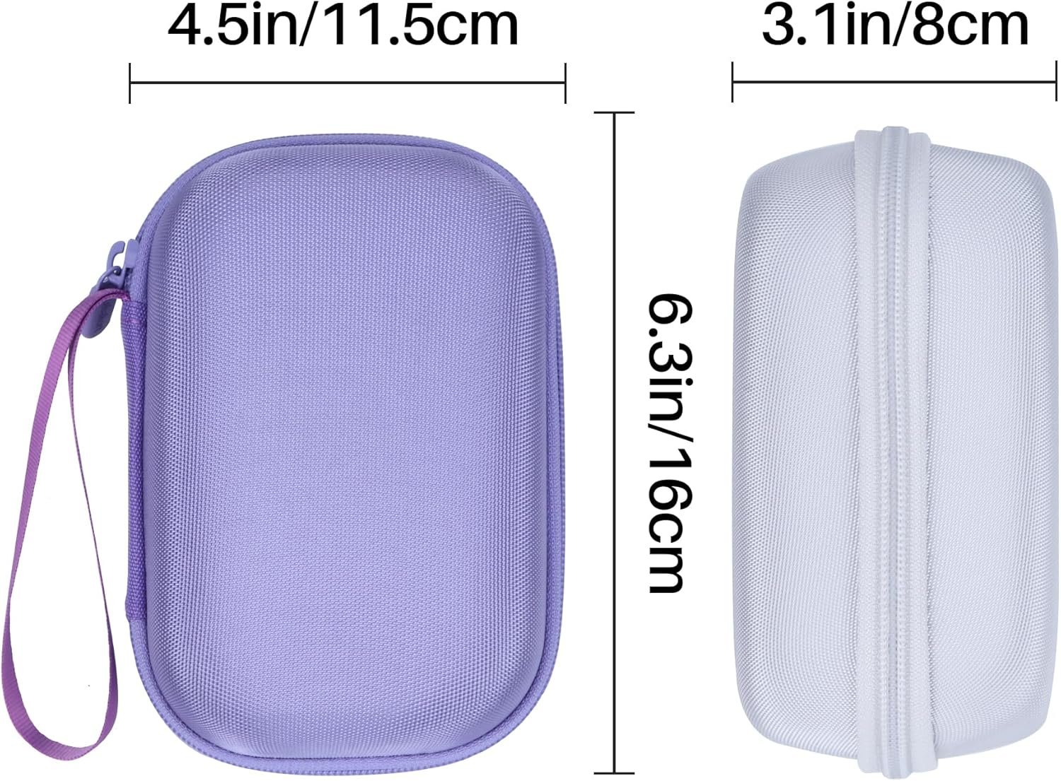 Hard Case Compatible with JBL Clip 5 Clip 4 Portable Bluetooth Speaker (Black Case) - Image 9