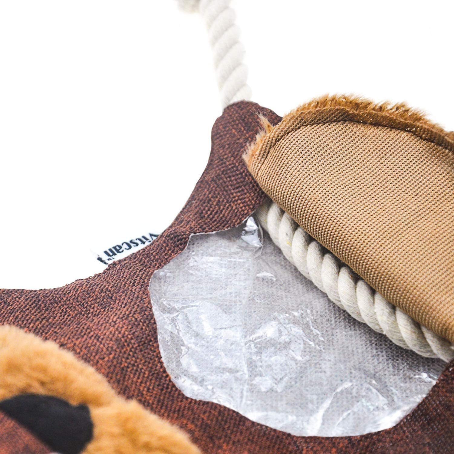 Durable Dog Toys for Aggressive Chewer Squeaky Indestructible Puppy Toys Tough Dog Squeaky Toys No Stuffing Crinkle Dog Toy, Rope Knots Puppy Chew Teething Toys, Sturdy Squirrel Interactive Pet Toy - Image 10