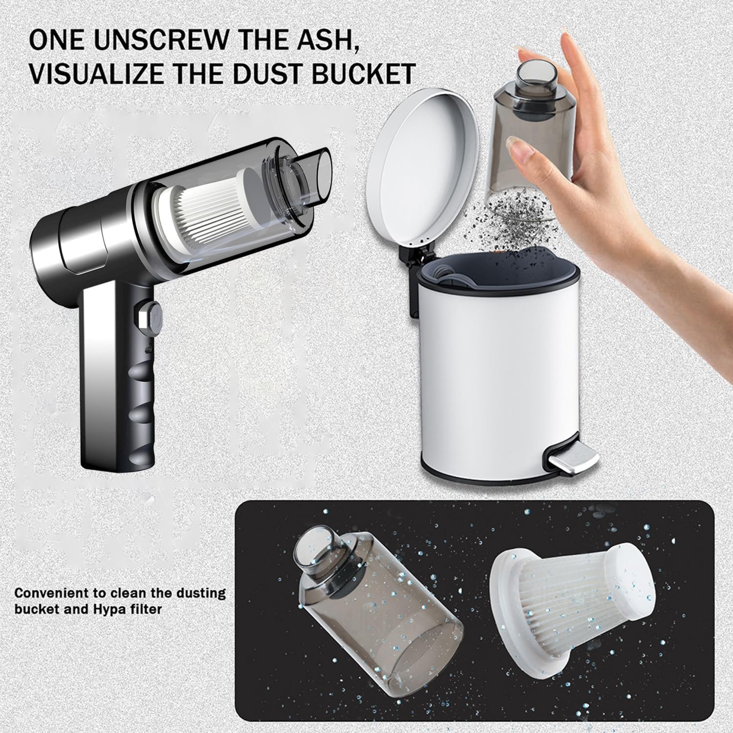 New Computer Vacuum Cleaner-Compressed Air Duster-Air Blower Powerful-Electric Air Dusters-Replace Compressed Air Cans for PC, Computer, Car -Vacuum Keyboard Cleane - Image 7