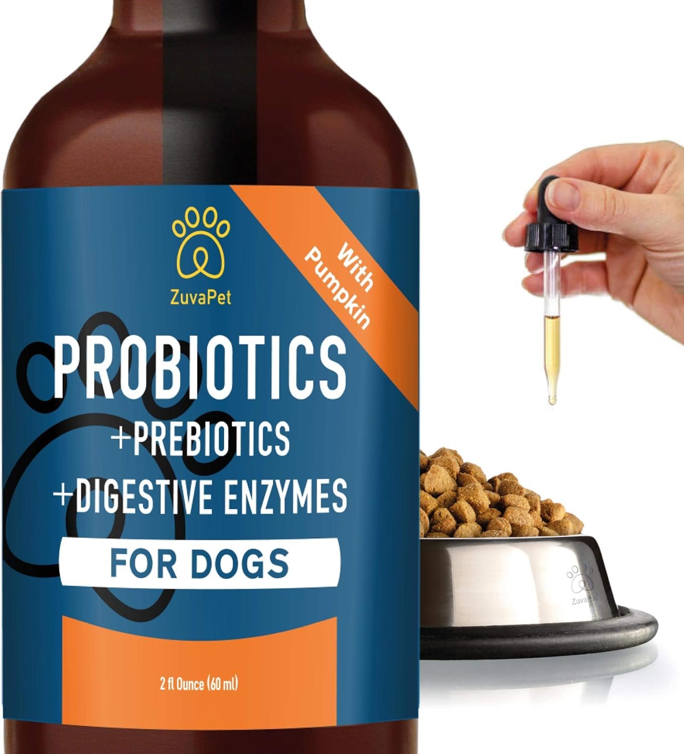 Probiotics for Dogs - Dog Probiotics for Diarrhea - Natural Digestive Enzymes for Upset Stomach Relief + Gas, Constipation Health & Itch Relief - Prebiotic Pet Supplies - 120 Servings - Image 2