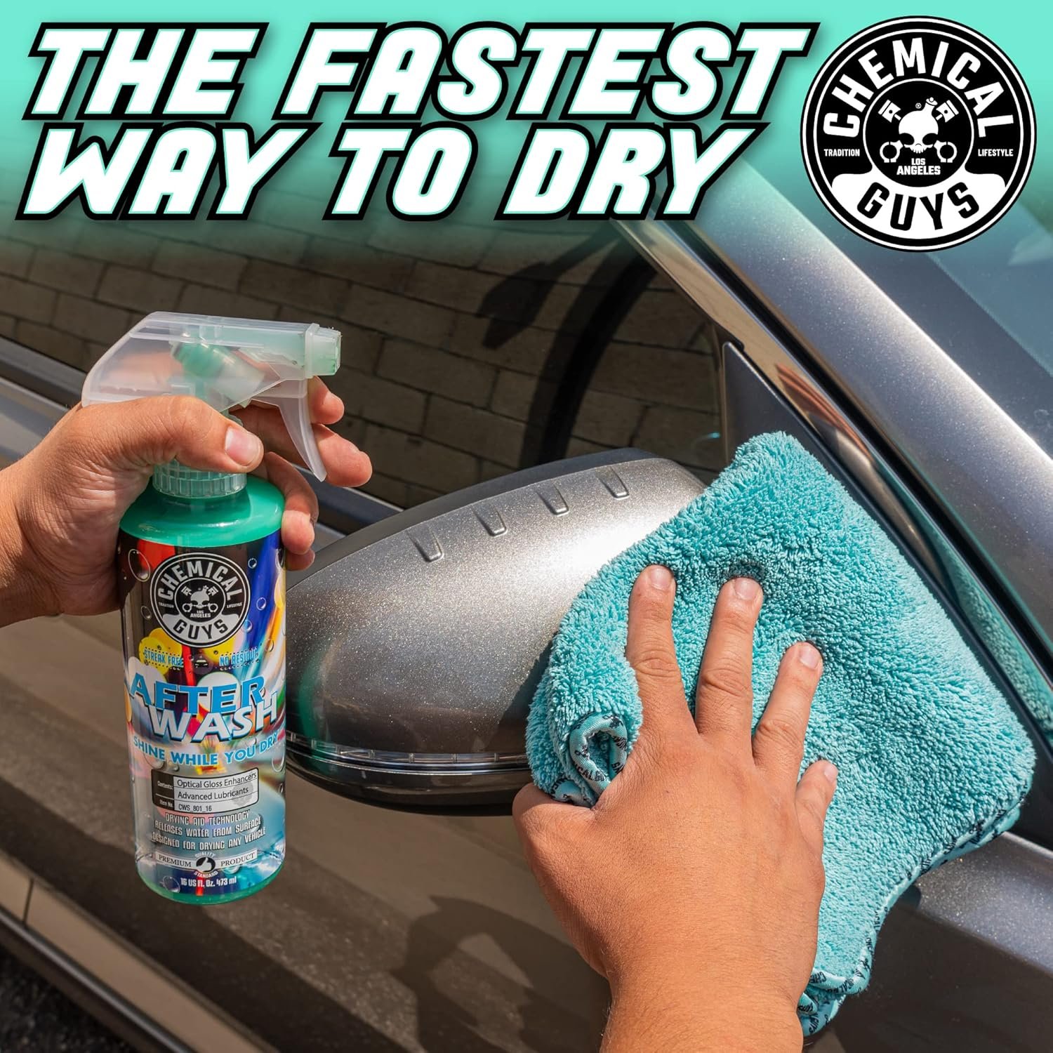 Chemical Guys CWS_801_16 After Wash Sprayable Gloss Boosting Car Wash Drying Aid (Helps Reduce Water Spots), 16 fl. Oz - Image 10