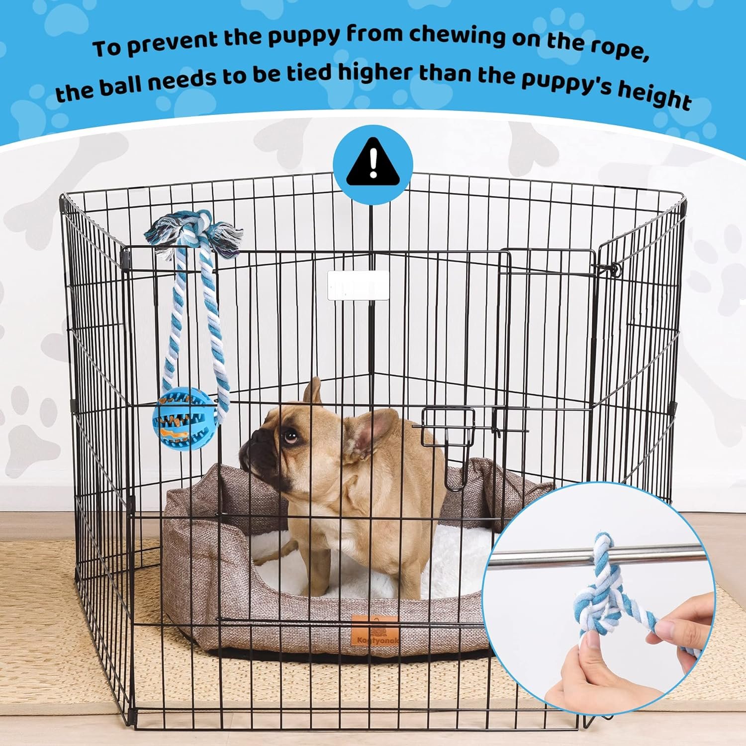 Interactive Dog Toys, Crate Training Aids for Puppies, Reduce Stress Anxiety Peanut Butter Dog Food Treat Dispenser Toys - Image 7