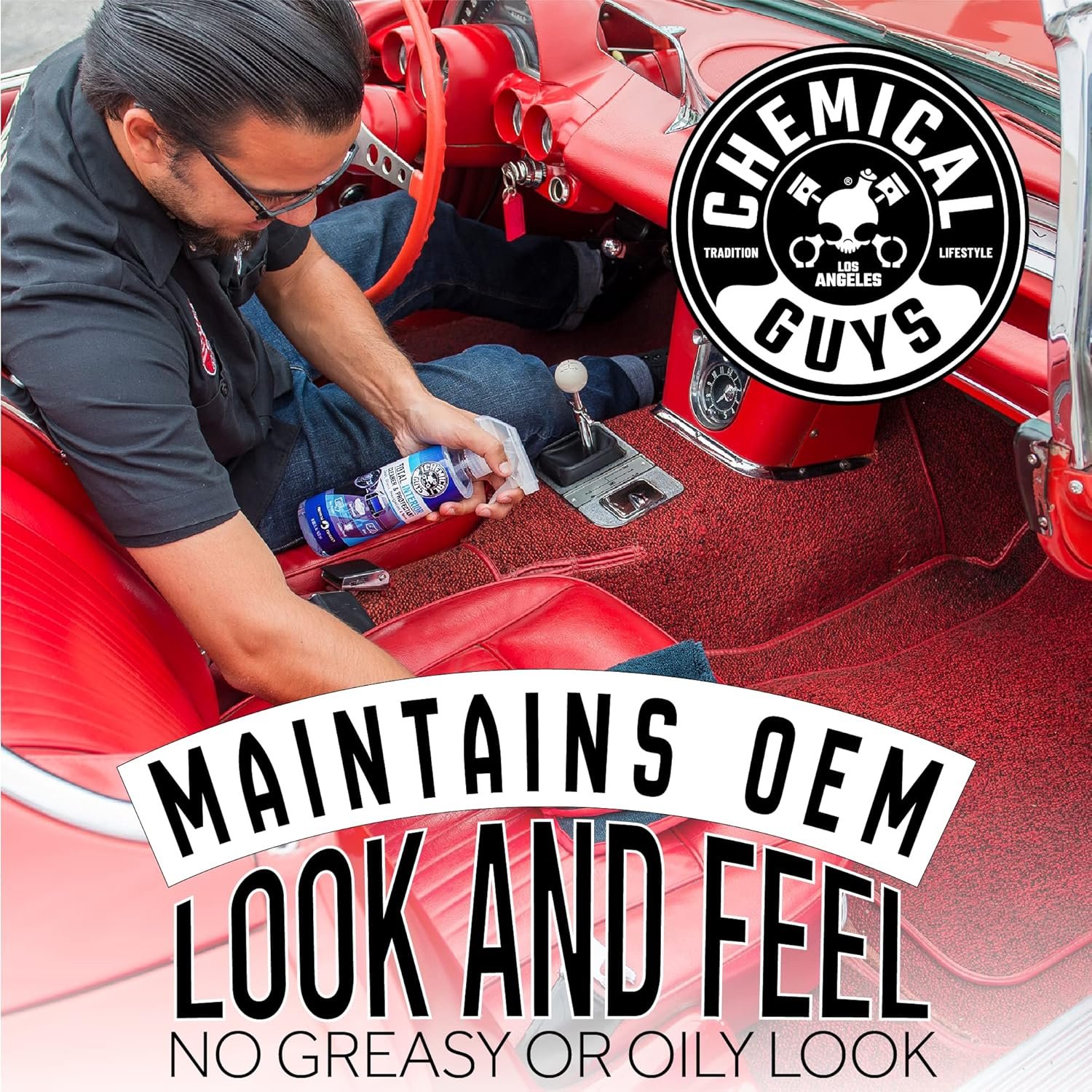 Chemical Guys SPI2201602 Total Interior Cleaner and Protectant, Safe for Cars, Trucks, SUVs, Jeeps, Motorcycles, RVs & More, 16 fl oz, (2 Pack) - Image 9