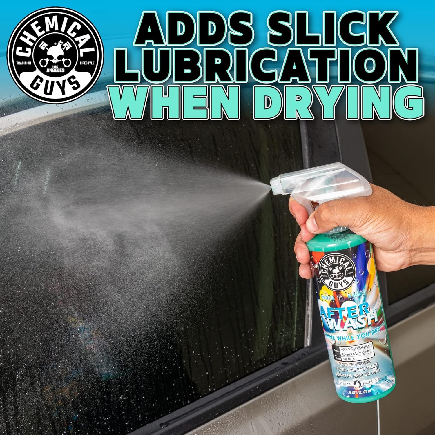 Chemical Guys CWS_801_16 After Wash Sprayable Gloss Boosting Car Wash Drying Aid (Helps Reduce Water Spots), 16 fl. Oz - Image 9