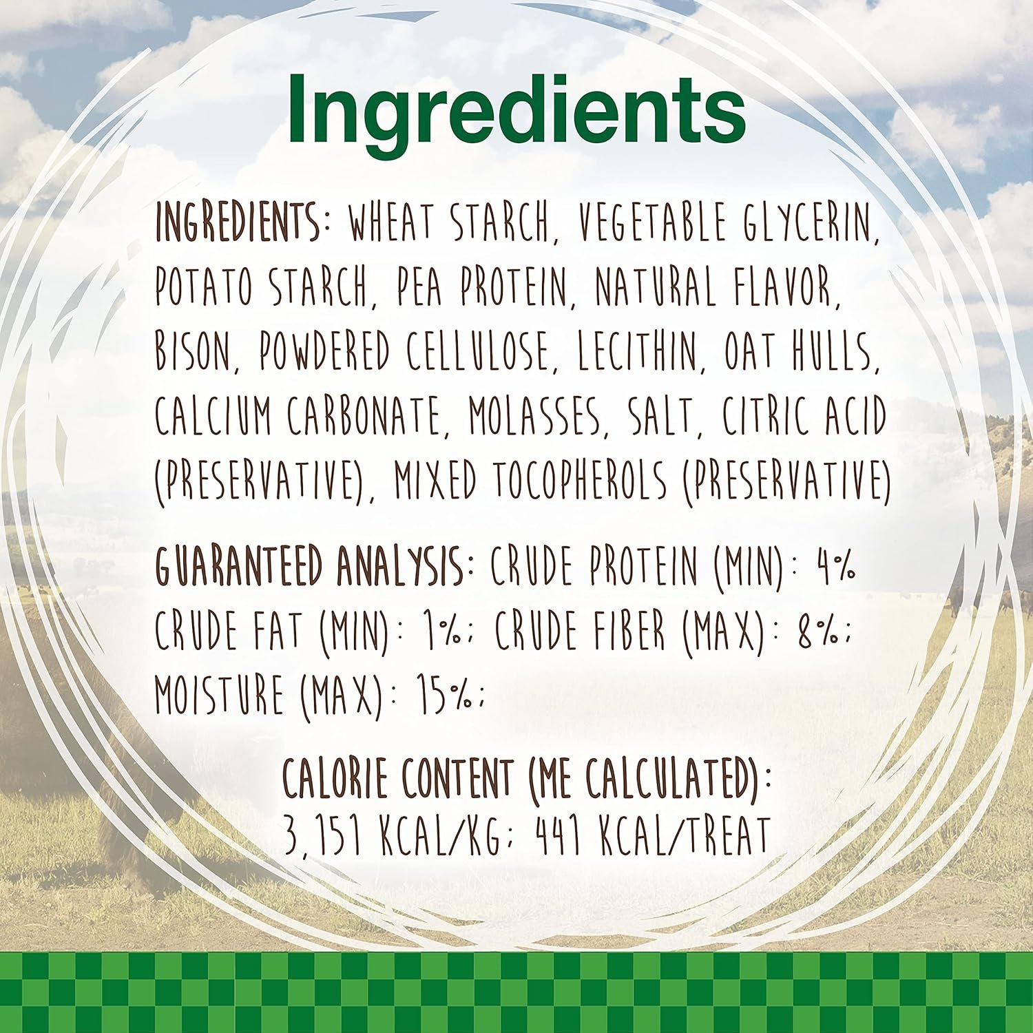 Nylabone Healthy Edibles WILD Natural Long-Lasting Bison Flavor Bone Chew Treats for Dogs, Large (1 Count) - Image 5