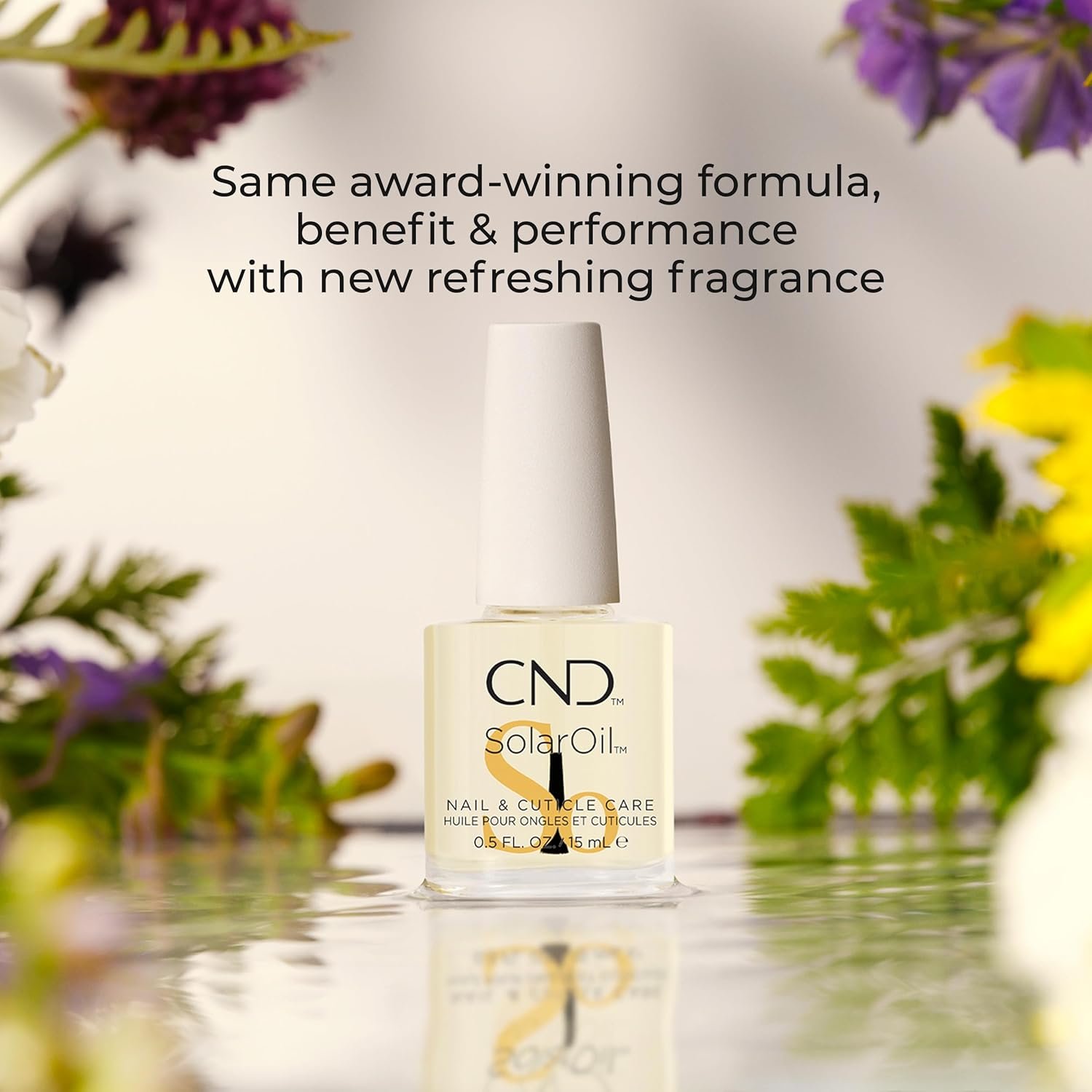 CND Cuticle Couple, SolarOil + Cuticle Eraser, Natural Blend Oils, Moisturizes and Conditions Skin, Gentle Exfoliator, 0.5 fl oz. - Image 7