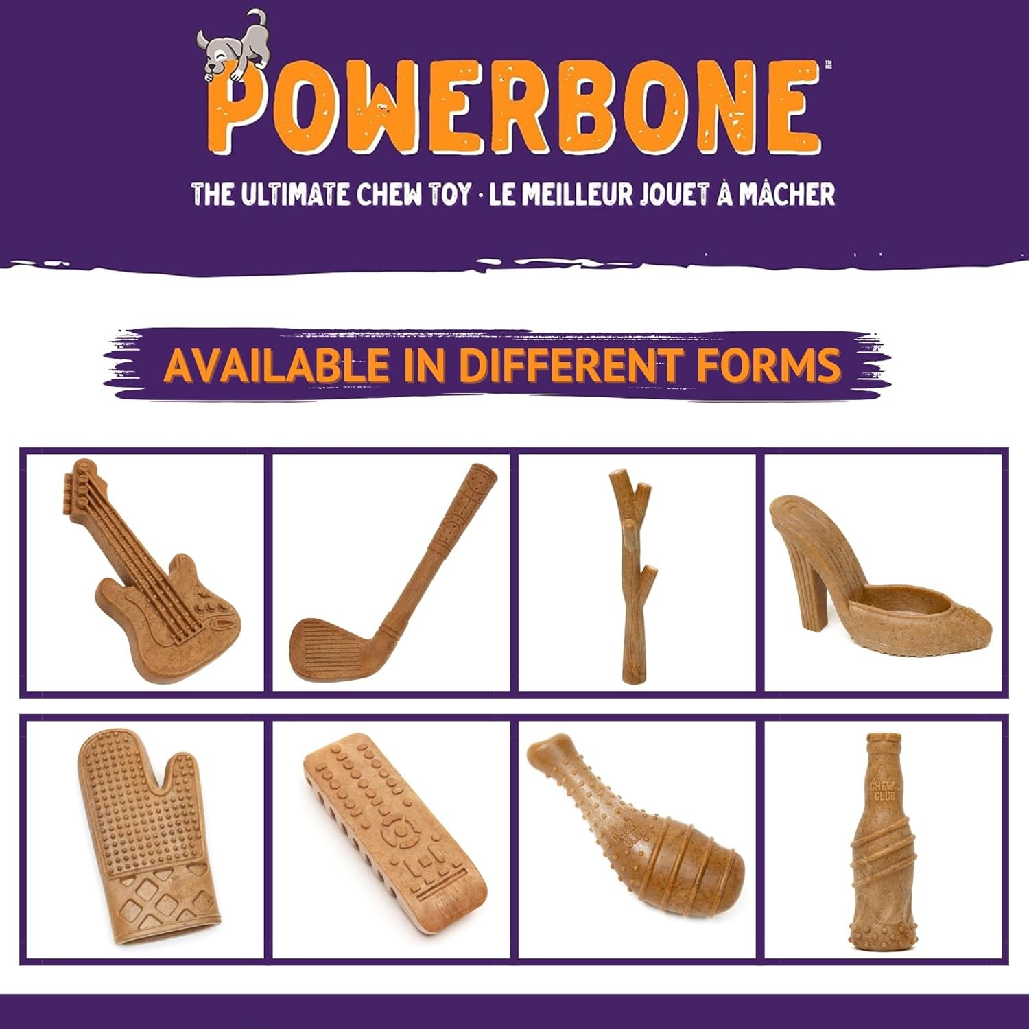 Power Bone Pet Chew Toy for Dogs - Durable, Non Toxic & Pet Safe - Best for Aggressive Chewers, Long Lasting Dental Health, Dog Teeth Cleaning, Dog Life Stages - TV Remote 7" - Image 8