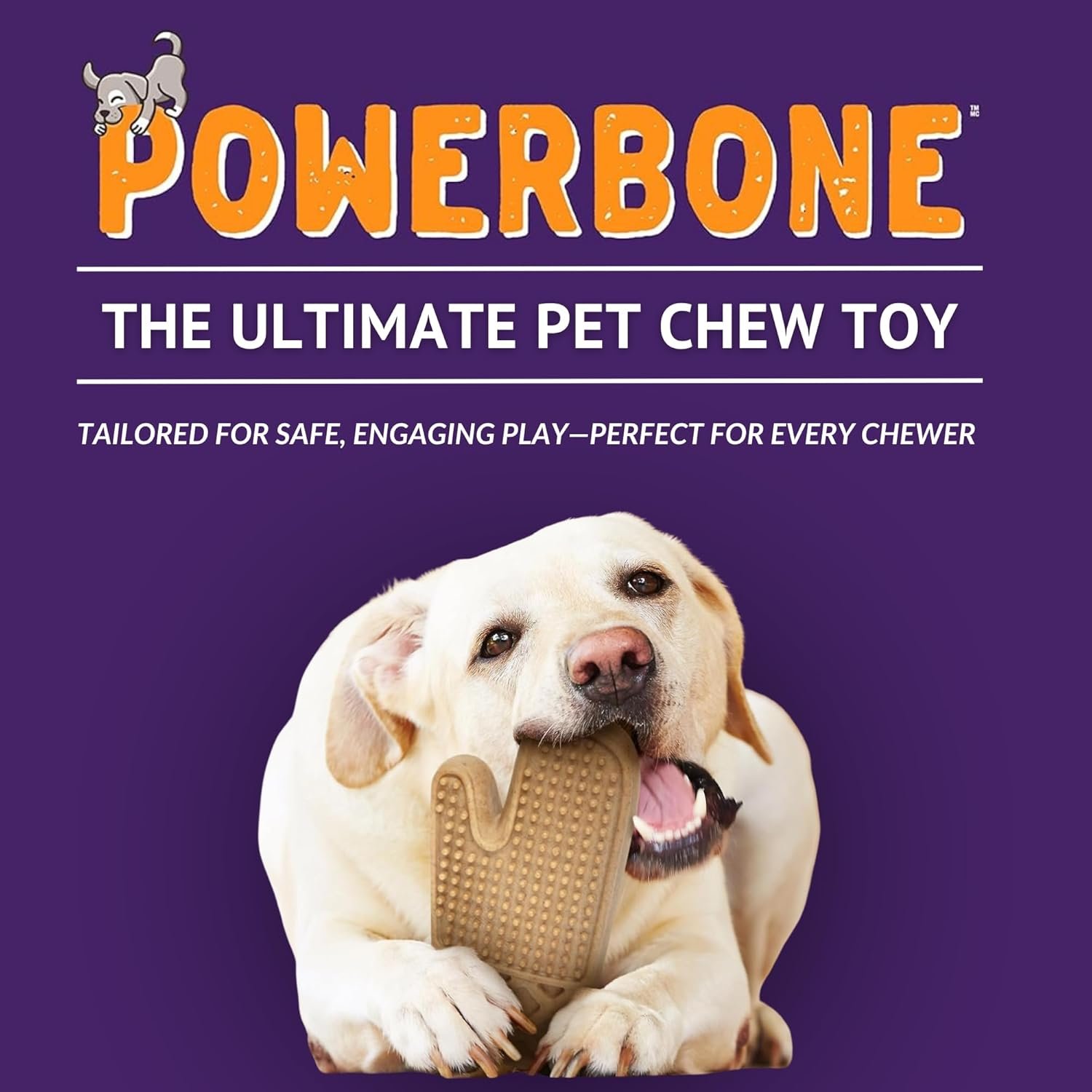 Power Bone Pet Chew Toy for Dogs - Durable, Non Toxic & Pet Safe - Best for Aggressive Chewers, Long Lasting Dental Health, Dog Teeth Cleaning, Dog Life Stages - TV Remote 7" - Image 9