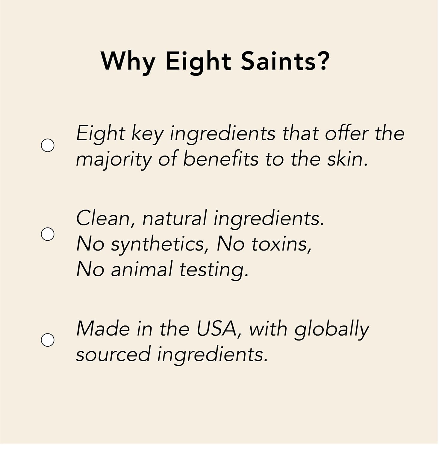Eight Saints Original Cin, 10% Niacinamide Serum For Face Anti Aging, Natural and Organic, Facial Serum to Reduce Fine Lines, Dark Spots, Large Pores, and Wrinkles, 1oz - Image 6