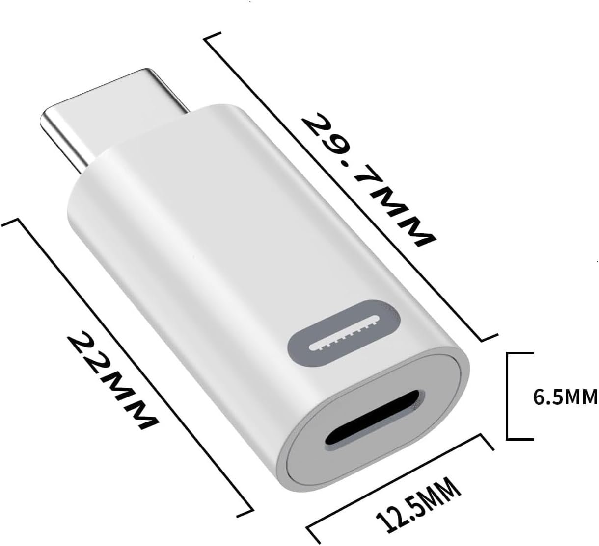 iPhone 15 Charging Adapter,2 Pack MFi Certified USB C Male to Lightning Female Connector Type-C to 8 Pin PD Fast Charging Converter Data Sync for iPhone 15 15 Pro Max 15 Plus iPad Galaxy Pixel, White - Image 9