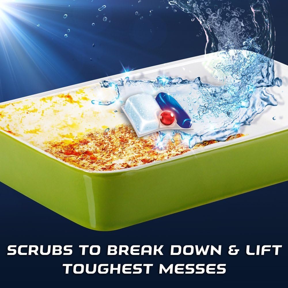 Finish - Quantum - 36ct - Dishwasher Detergent - Powerball - Ultimate Clean & Shine - Dishwashing Tablets - Dish Tabs - Image 4