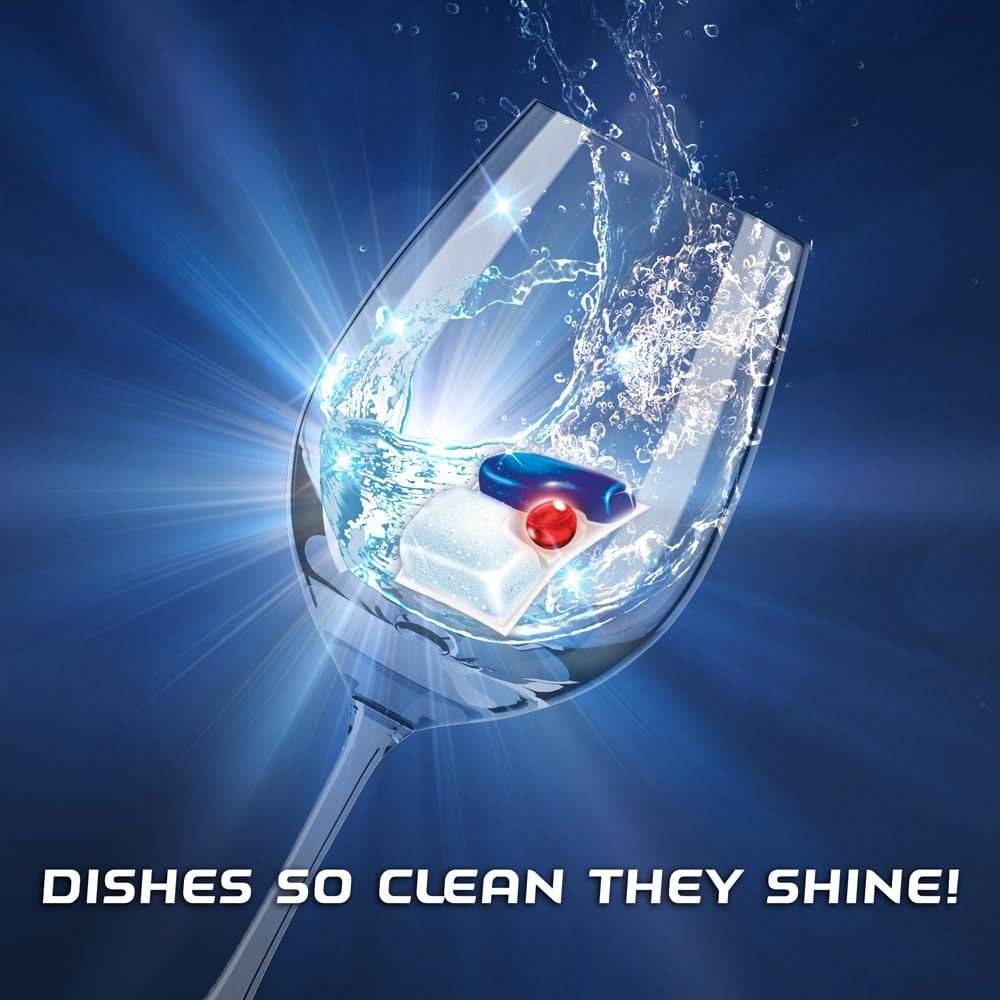 Finish - Quantum - 36ct - Dishwasher Detergent - Powerball - Ultimate Clean & Shine - Dishwashing Tablets - Dish Tabs - Image 6