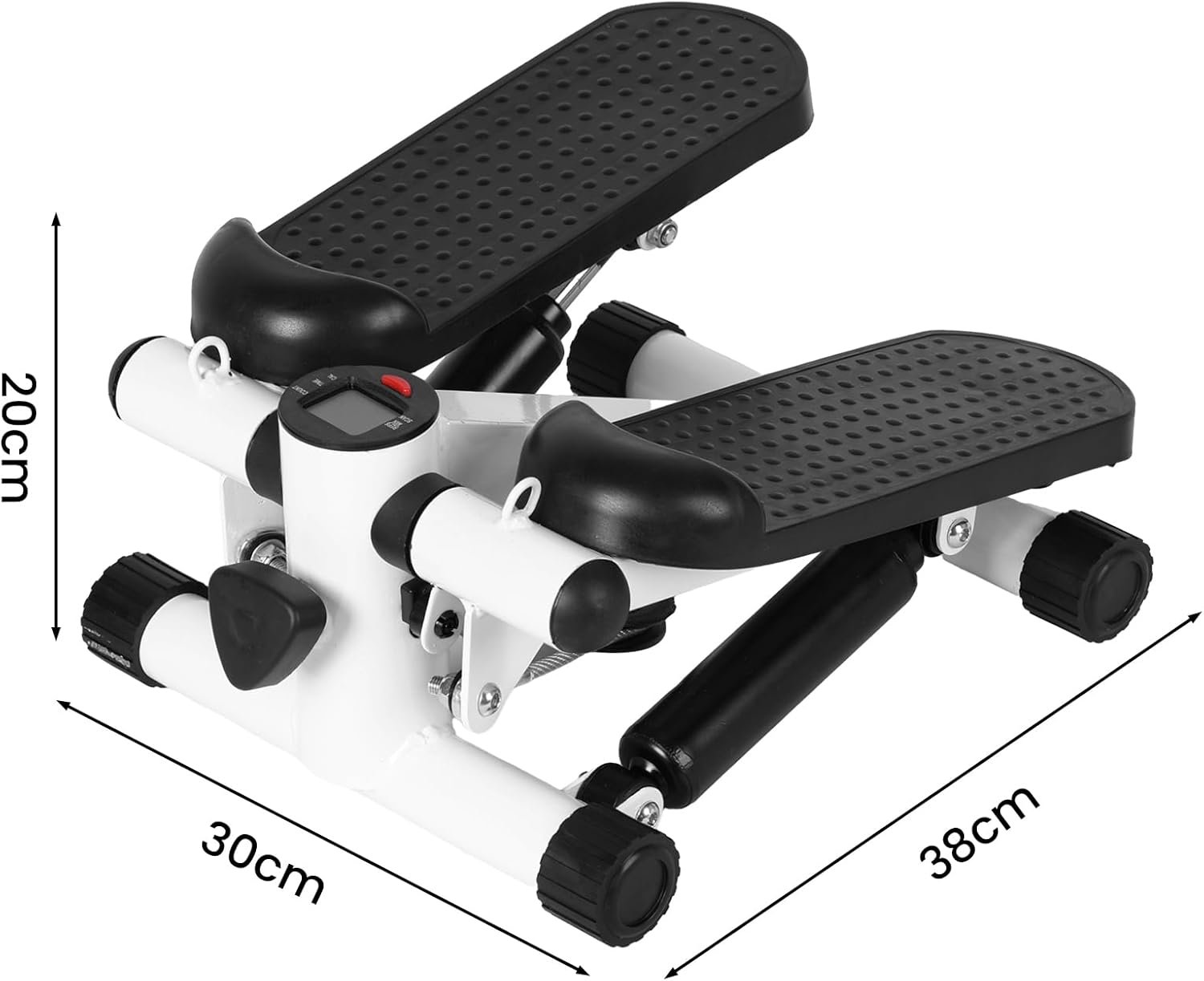 Steppers for Exercise at Home, 2024 New Upgraded Air Powered Stair Steppers, Mini Steppers with Resistance Bands, Super Quiet Hydraulic Fitness Stepper with LED Monitor - Image 9