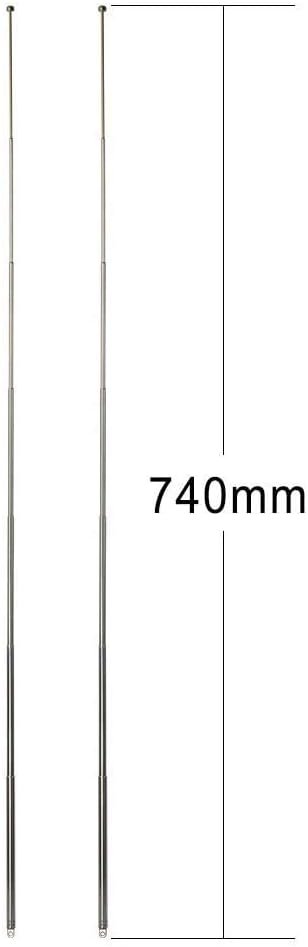Bingfu 7 Sections Telescopic 74cm AM FM Antenna Portable Radio Antenna Replacement (4-Pack) Compatible with Indoor Portable Radio Home Stereo Receiver AV Audio Video Home Theater Receiver TV Tuner - Image 3