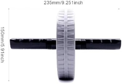 Ab Roller Wheel - Ab Workout Equipment for Difficult Abdominal & Core Strength Training, Home Gym Fitness Equipment, Exercise Wheel for Men Women (Black) - Image 7