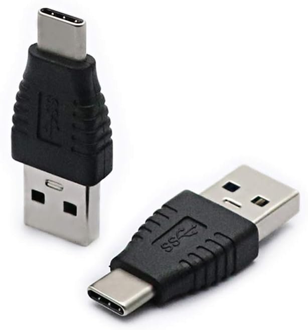 Type-C Male to USB3.0 Male Adapter,USB C to USB A 5G 3A Converter, USB 3.1 AM to CM Support Data Synchronization and Charging, Suitable for Mobile Phones, Computers,2-Pack - Image 7