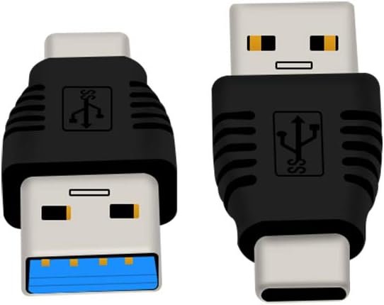 Type-C Male to USB3.0 Male Adapter,USB C to USB A 5G 3A Converter, USB 3.1 AM to CM Support Data Synchronization and Charging, Suitable for Mobile Phones, Computers,2-Pack - Image 5