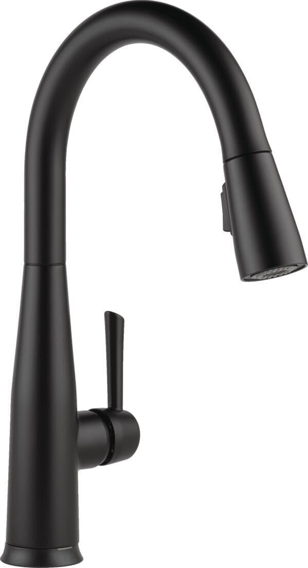 Delta Faucet Essa Touch Kitchen Faucet, Matte Black Kitchen Faucet with Pull Down Sprayer, Kitchen Sink Faucet, Touch Faucet for Kitchen Sink, Touch2O Technology, Matte Black 9113T-BL-DST - Image 2