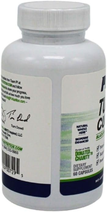 Performance Inspired Nutrition - Turmeric Curcumin All-Natural Capsules – Joint Support - 60 Count - Image 4