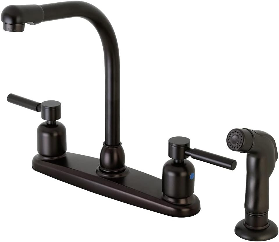 Kingston Brass FB755DLSP Concord 8" Centerset Kitchen Faucet, Oil Rubbed Bronze - Image 2