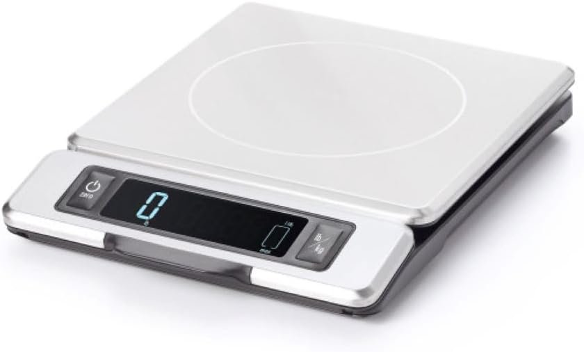 OXO Good Grips 11-Pound Stainless Steel Food Scale with Pull-Out Display - Image 2