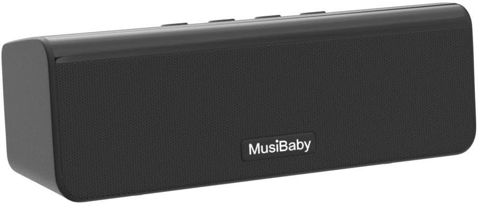 Bluetooth Speaker,MusiBaby Speaker,Speakers Bluetooth Wireless,Outdoor,Waterproof,Portable Speaker,Booming Bass,Stereo,Dual Pairing,24H Play,Bluetooth Speakers Wireless for Home,Hiking,Travel-Black - Image 5