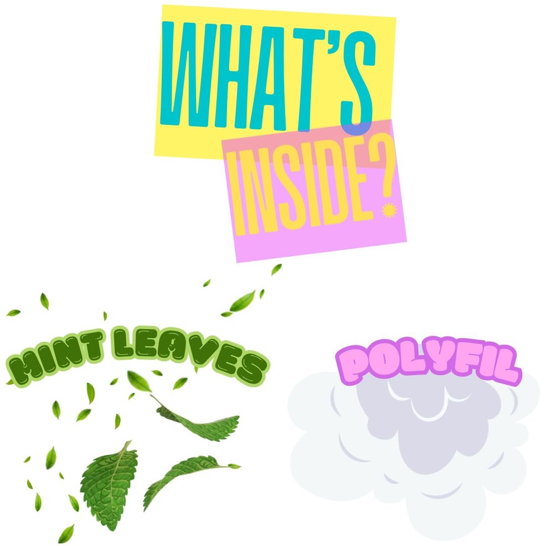 Yule Tree Christmas Winter Holiday Kawaii Mint Stuffed Fleece Hedgehog Rat Guinea Pig Degus Chinchilla Enrichment Toy Small Animal Photo Prop Cage Buddy Mint Stick Alternative - Image 6