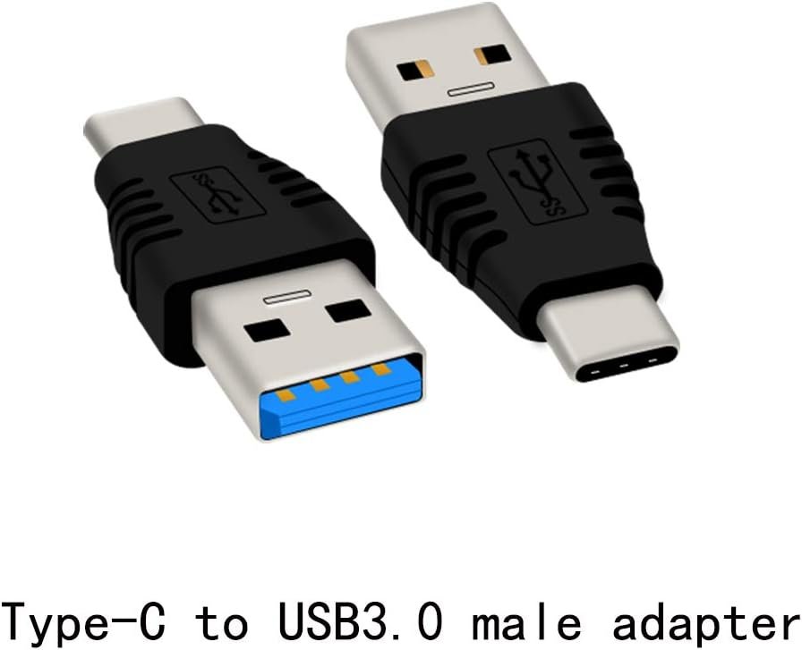 Type-C Male to USB3.0 Male Adapter,USB C to USB A 5G 3A Converter, USB 3.1 AM to CM Support Data Synchronization and Charging, Suitable for Mobile Phones, Computers,2-Pack - Image 6