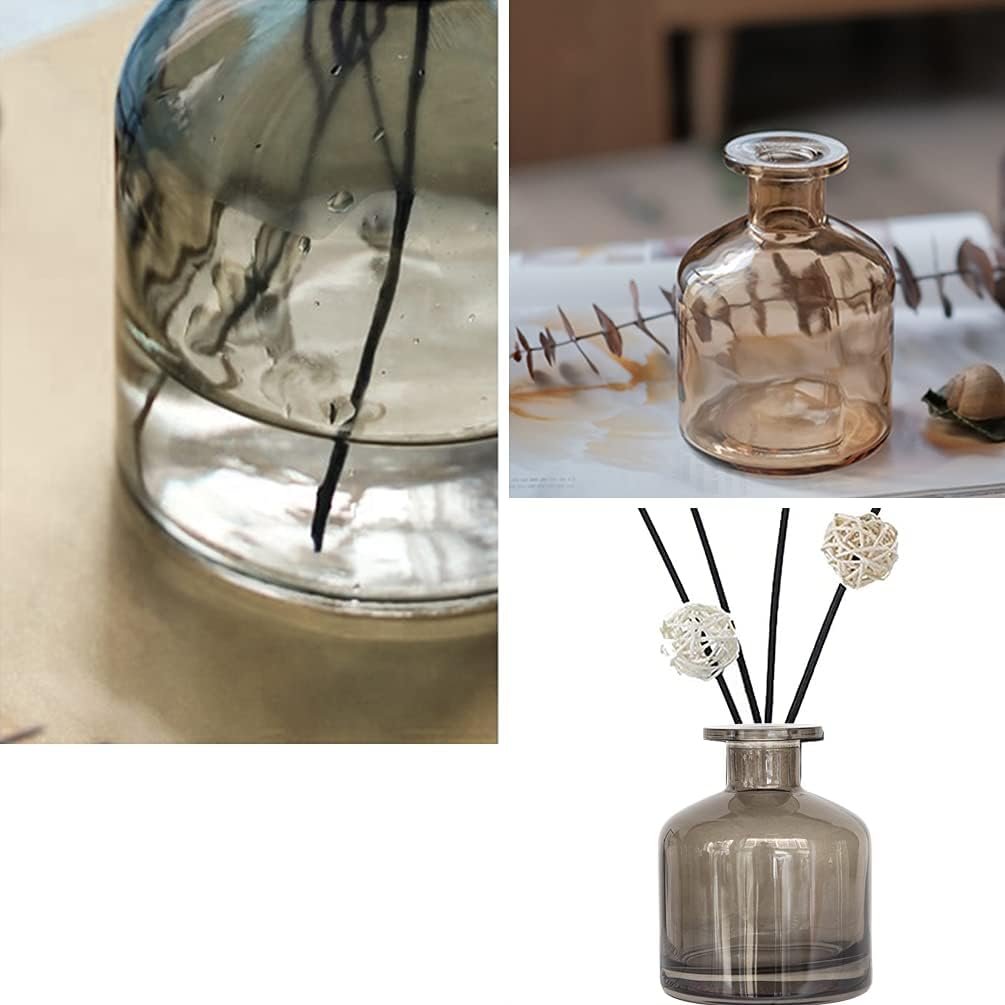 1PCS 150ml/5oz Glass Diffuser Bottle Jars Pot Empty Refillable Exquisite Essential Oils Container for DIY Reed Diffuser Sticks Sets Crafts Decor Essential Oil Diffuser Gift - Image 6