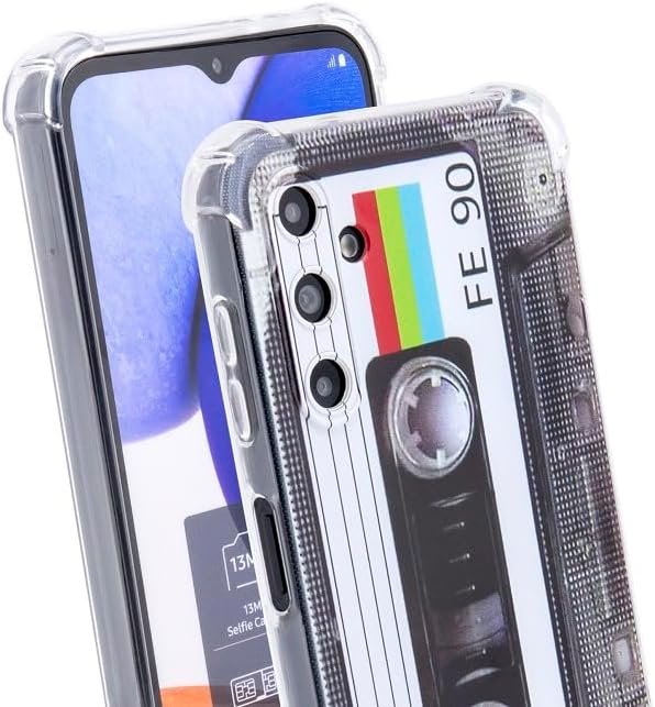 Compatible with Galaxy A14 5G Case,80s Type Music Cassette Case with Shockproof Protective Bumper for Samsung Galaxy A14 5G - Image 7