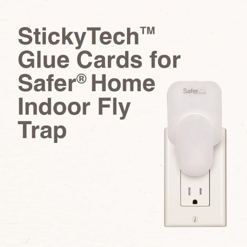 Safer Home SH503 Indoor Plug-In Fly Trap Refill Pack of Glue Cards for SH502 Indoor Fly Trap – 3 Count (Pack of 1) - Image 3