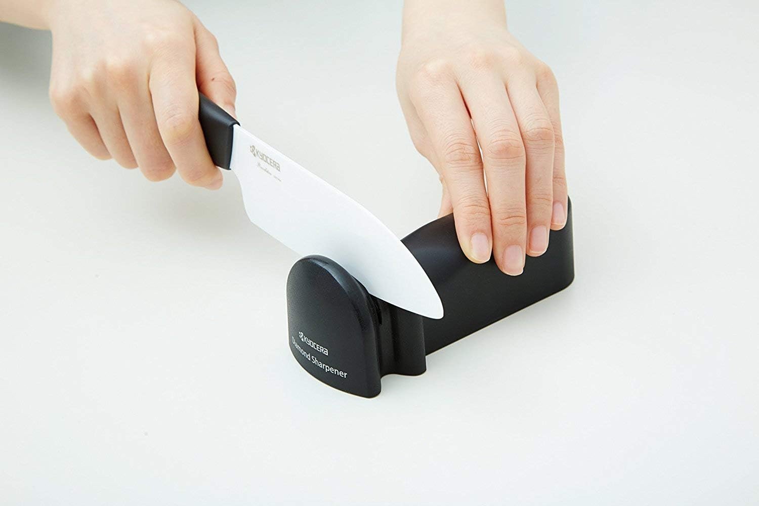 Kyocera Advanced Ceramics Diamond Wheel Knife Sharpener for Ceramic and Steel Knives - Image 4