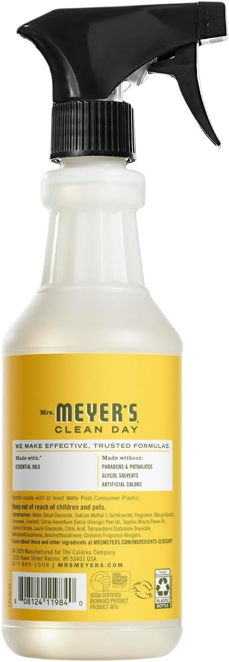 MRS. MEYER'S CLEAN DAY Multi-Surface Cleaner 2 Pack Variety, Dandelion, Fresh Cut Grass, 16 OZ Each, 1 CT - Image 4