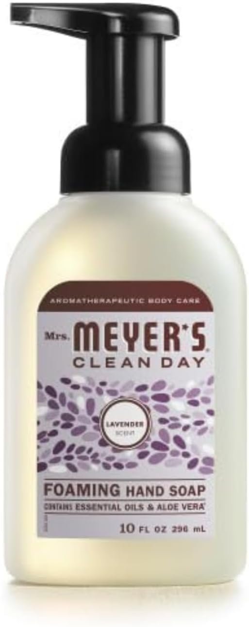 MRS. MEYER'S CLEAN DAY Kitchen Set, Room Freshener, Multi-Surface Cleaner, Dish Soap and Foaming Hand Soap, 4 CT (Lavender) - Image 3