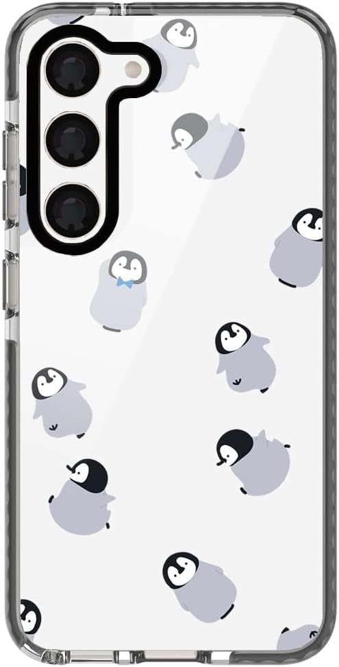 Penguin Trendy Cute Clear Phone Case for Samsung Galaxy A14 5G 6.6" with Built-in Bumper Shockproof Protective Cover for Galaxy A14 5G 6.6" 2023 - Image 2