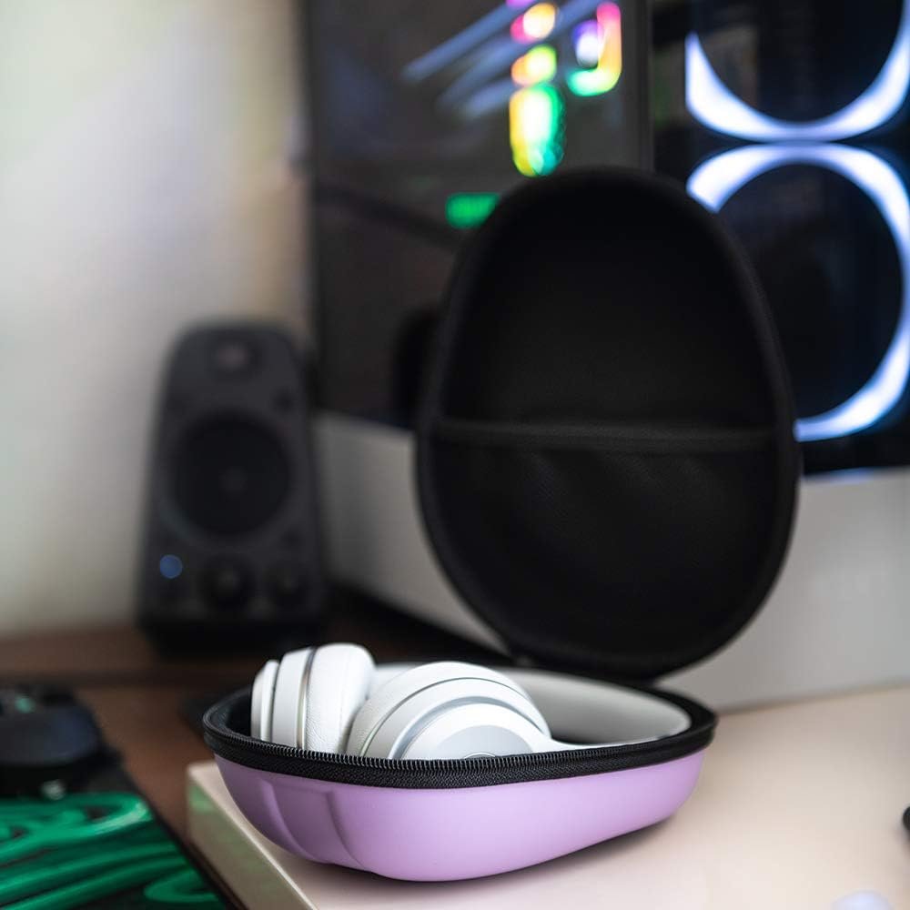 Homvare Hard Shell Case for Over The Ear Headphones with Full Protection for Beats, Sony, Bose, JBL, Samsung and More – Red - Image 8