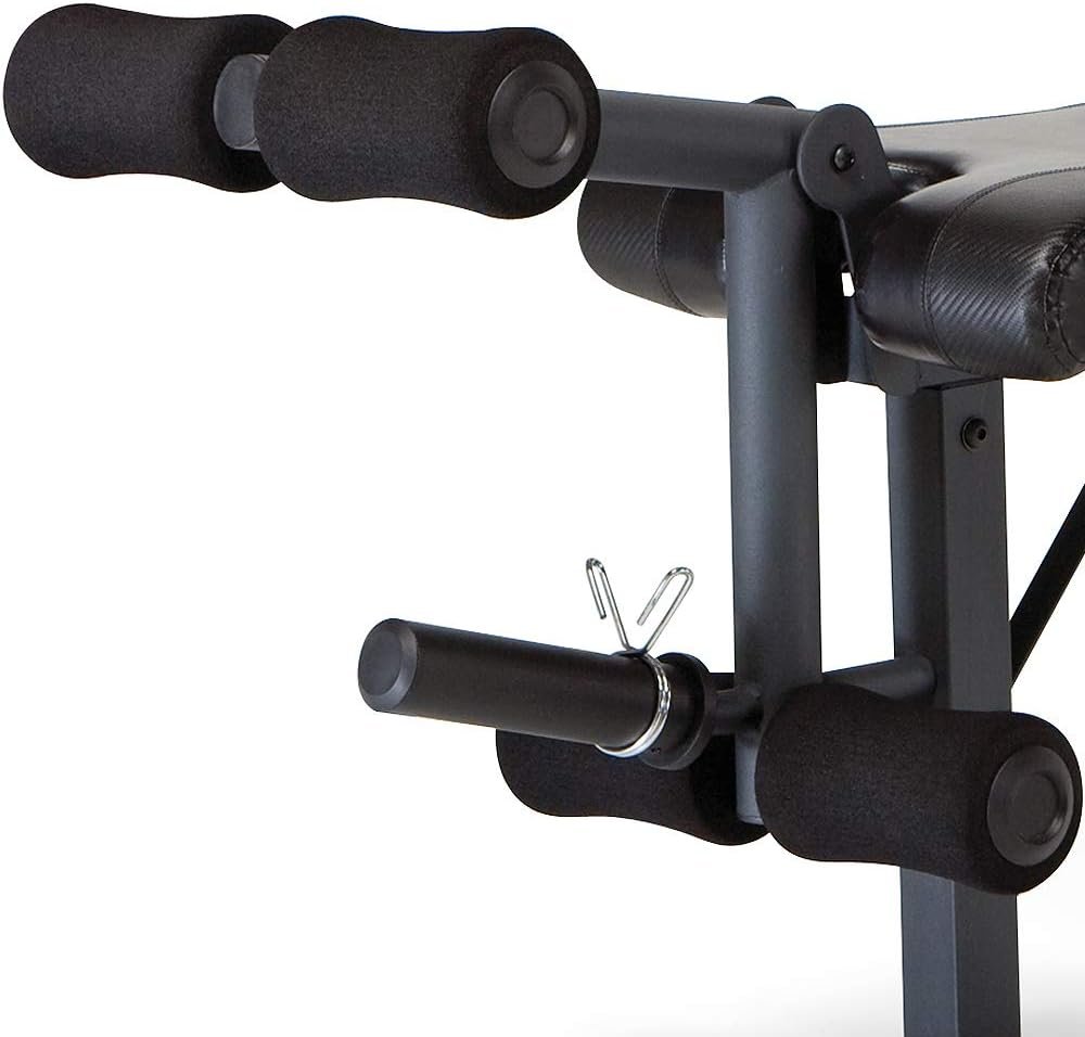Marcy Competitor Adjustable Olympic Weight Bench with Leg Developer for Weight Lifting and Strength Training CB-729, Black - Image 10