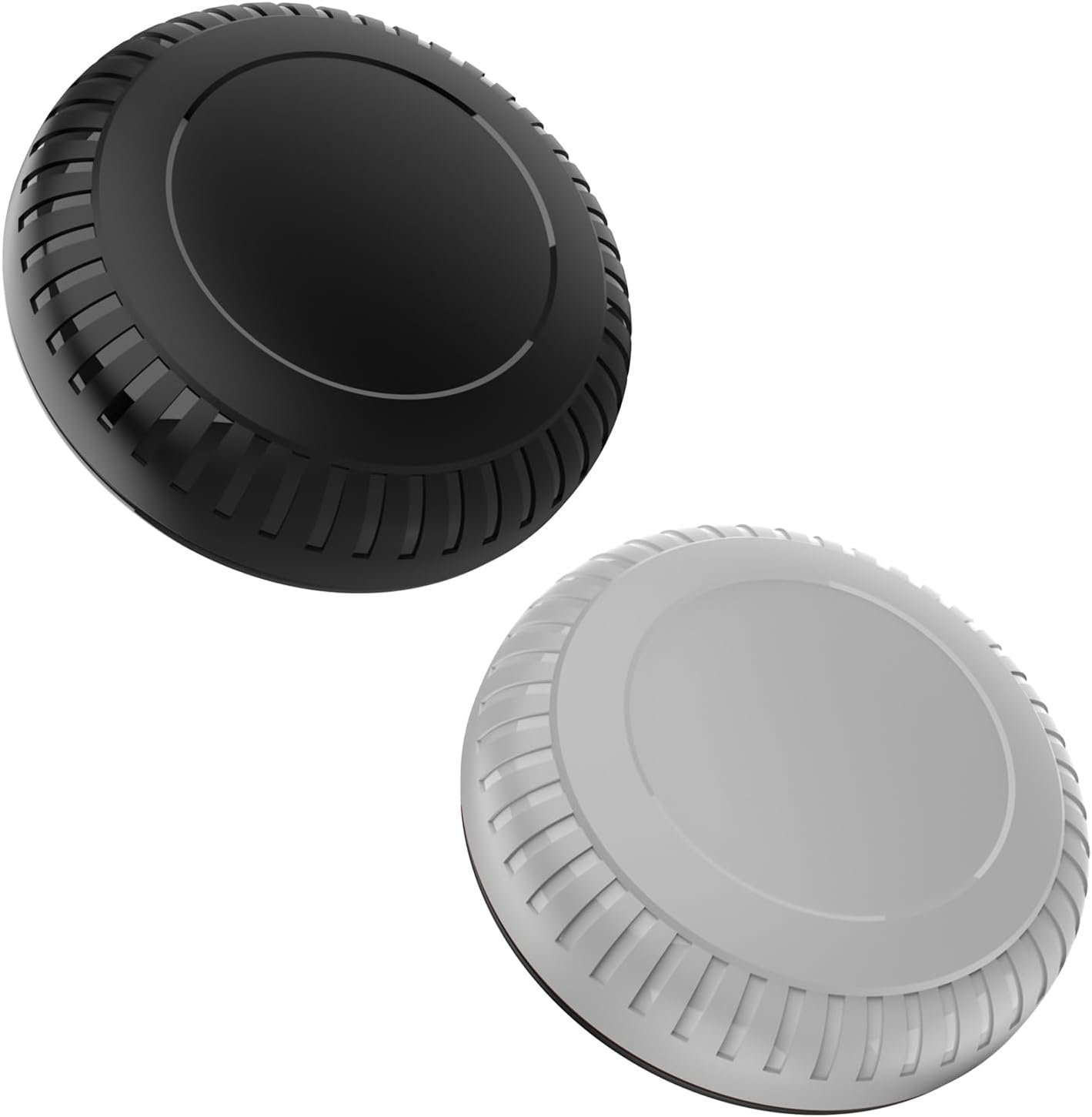 2 Pack Airtag Holder 3M Adhesive Sticker for Apple Airtag Case Hidden GPS Item Finders Accessories for Car Luggage, Black and Grey - Image 2