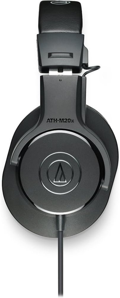 Audio-Technica ATH-M20x Professional Studio Monitor Headphones, Black (AUD ATHM20X) - Image 4