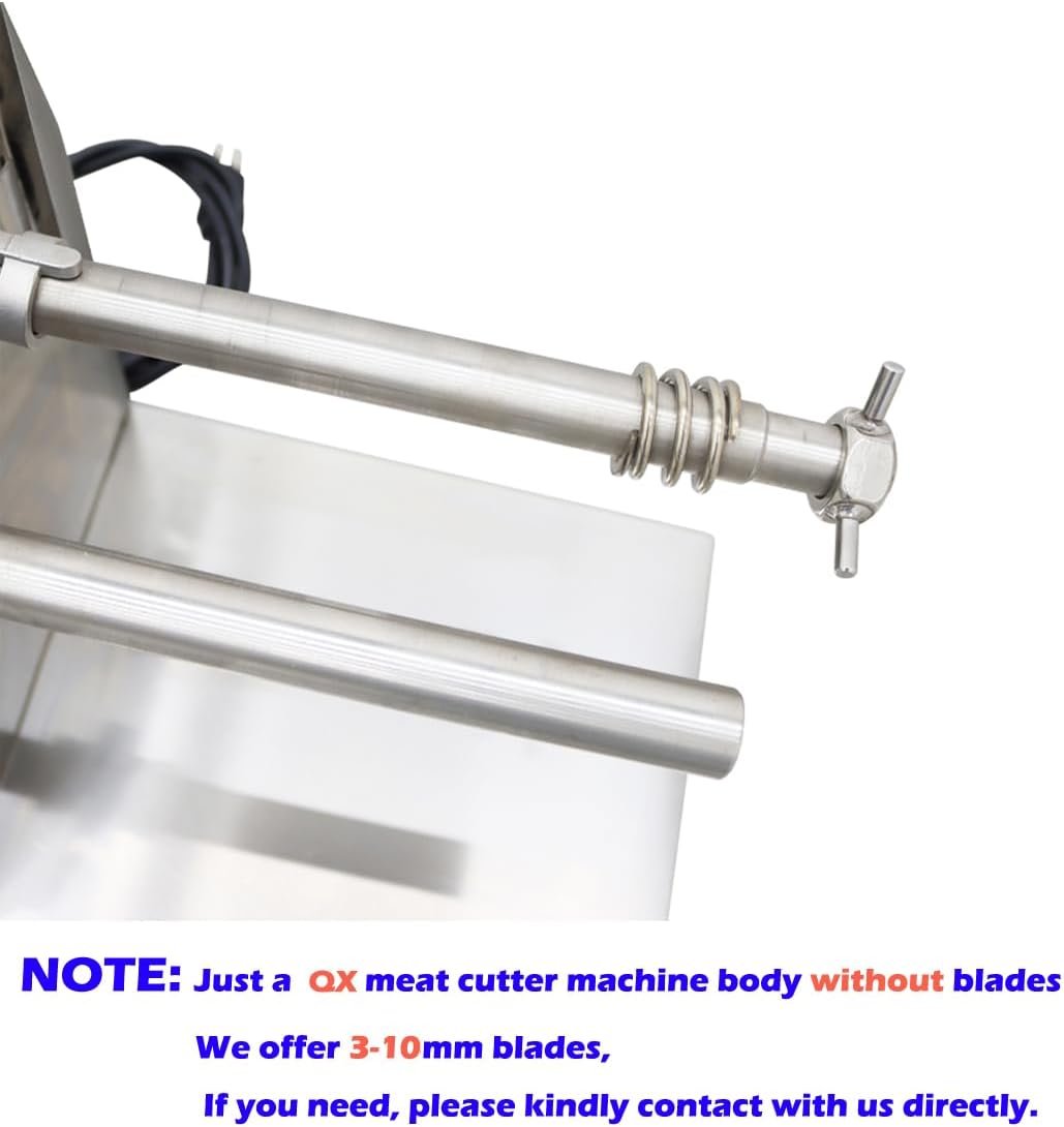 110V QX Commercial Meat Shredding Machine without Blades Electric Meat Slicer 550W Electric Meat Grinder Food Slicer for Meat, Pork, Beef and Mutton - Image 4