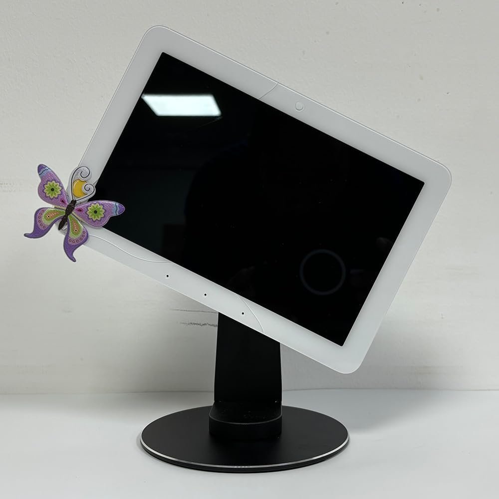 Made for Amazon Tilt Stand for Echo Hub,Rotatable Tilt Stand for Alexa Hub, Echo Hub 8” Table Stand, Aluminum Stand Holder for Echo Hub, Adjustable with 360 Degree Rotatable Desktop Stand (Black) - Image 5