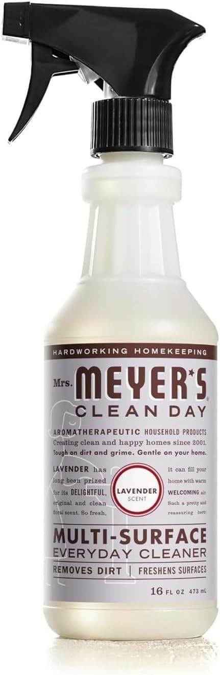 MRS. MEYER'S CLEAN DAY Kitchen Set, Room Freshener, Multi-Surface Cleaner, Dish Soap and Foaming Hand Soap, 4 CT (Lavender) - Image 4