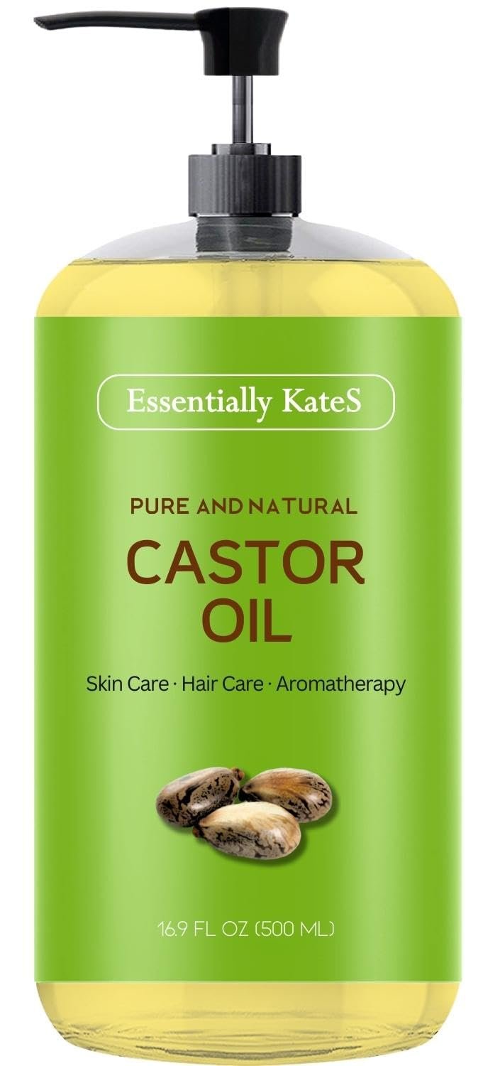 Castor Oil 16.9 Fl Oz - 100% Pure and Natural, Cold Pressed, and Hexane-Free - Hair Care, Skin Care and Body Care - Image 2