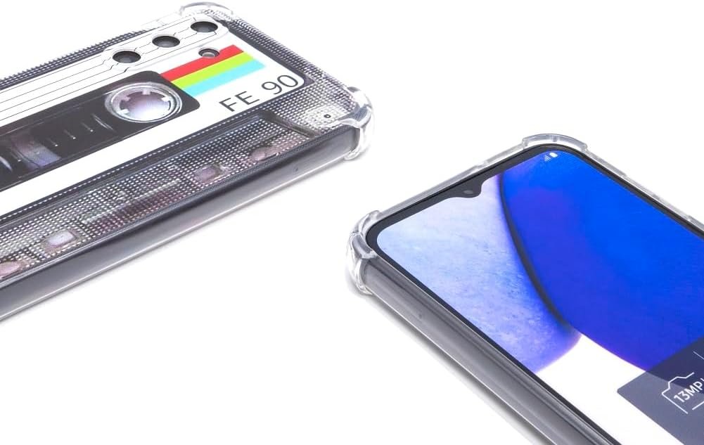 Compatible with Galaxy A14 5G Case,80s Type Music Cassette Case with Shockproof Protective Bumper for Samsung Galaxy A14 5G - Image 4