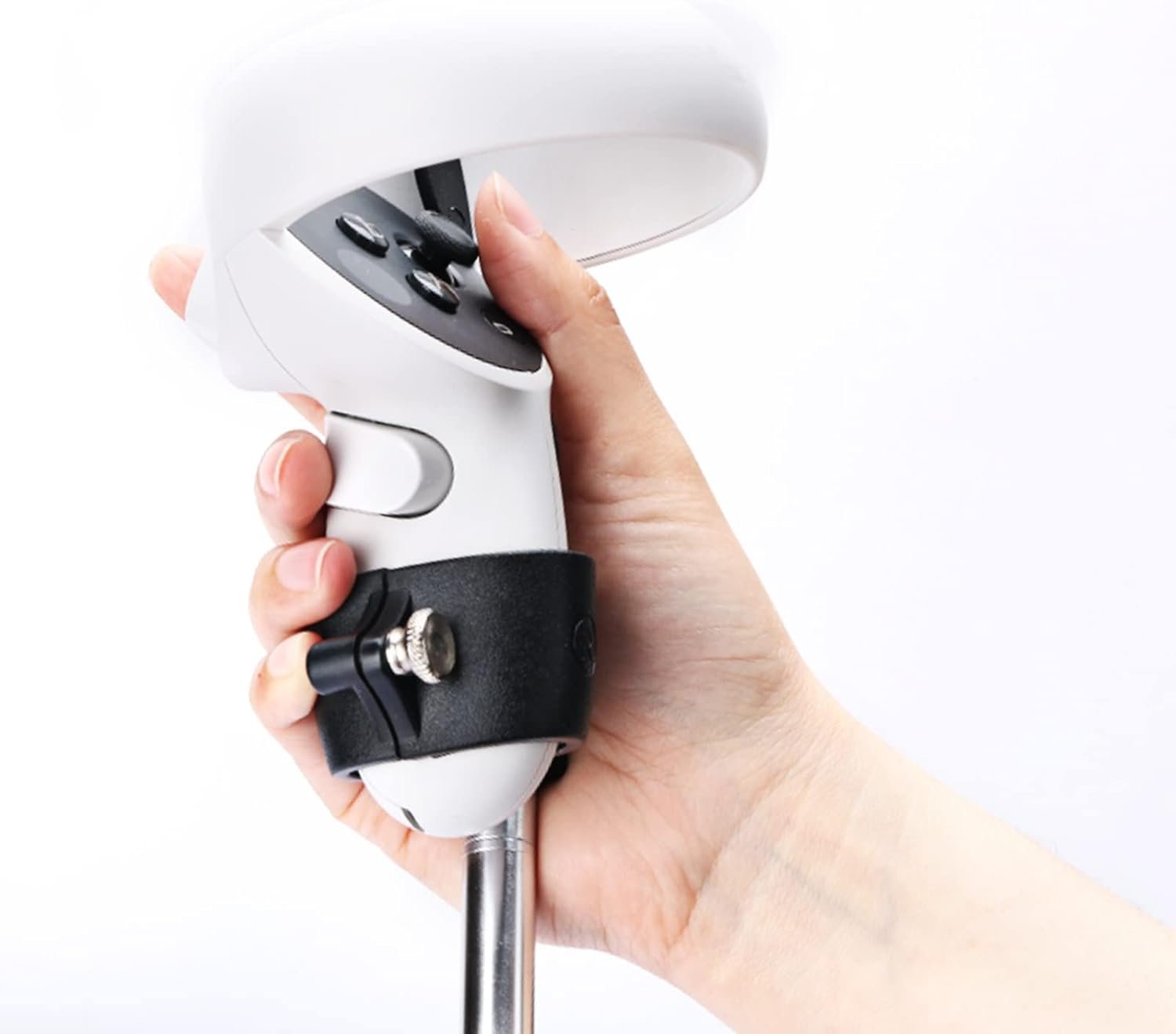 VR Golf Putter Grip Extension Handle for Oculus Quest 2 Right and Left Controllers for Games Accessories Golf+ Golf 5 eClub Mini Golf exVRience Golf Club Black Hole Pool - Image 10