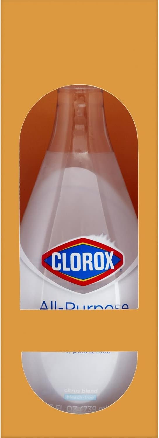 Clorox All-Purpose Cleaning System with one Reusable Spray Bottle plus 2 Refill Cartridges, Household Essentials, Citrus Blend Scent - Image 14