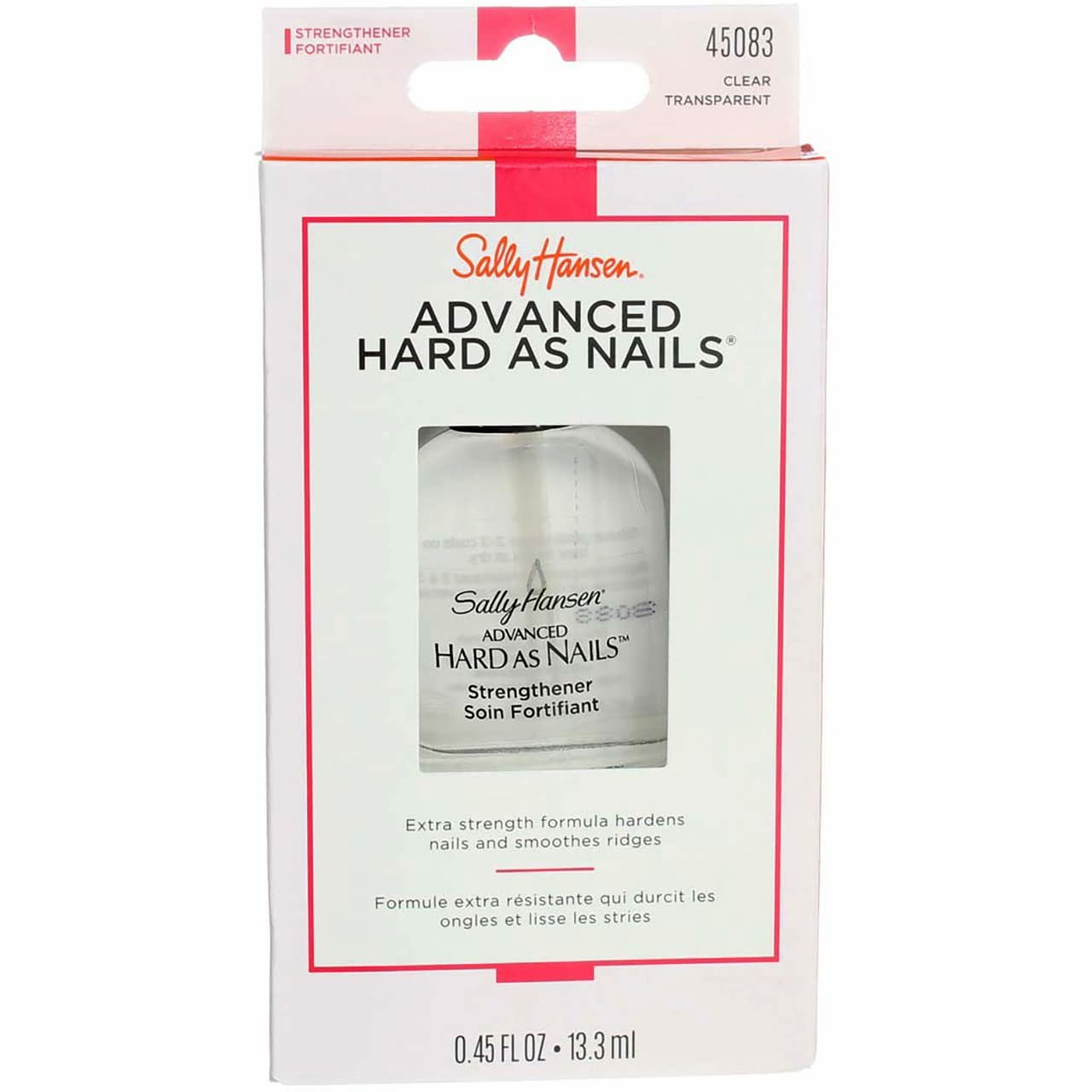 Sally Hansen Advanced Hard As Nails Clear 0.45 Ounce (13.3ml) (3 Pack) - Image 2