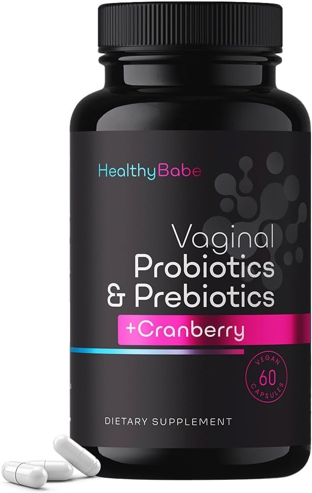Vaginal Probiotics for Women + Prebiotics & Cranberry Pills, pH Balance, Healthy Odor, Yeast Flora, Immune Support, Positive Microbiome Health, Women’s Lactobacillus Probiotic, 60 Vegan Capsules - Image 2